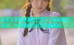 知乎文章推荐量飙升技巧：解锁爆款秘籍，告别海角社区式流量瓶颈