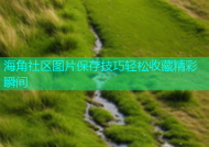 海角社区图片保存技巧轻松收藏精彩瞬间