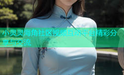 小灵灵海角社区视频互动平台精彩分享与交流